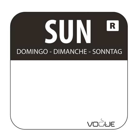 Vogue Etikettenset 2,5cm mit Edelstahlspender 1 Vogue Etikettenset 2,5cm mit Edelstahlspender