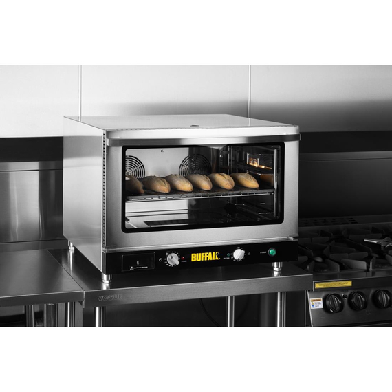 Buffalo Bäckerei Umluftofen Mit Dampf 100Ltr Drei-Phasen 7 Buffalo Bäckerei Umluftofen Mit Dampf 100Ltr Drei-Phasen