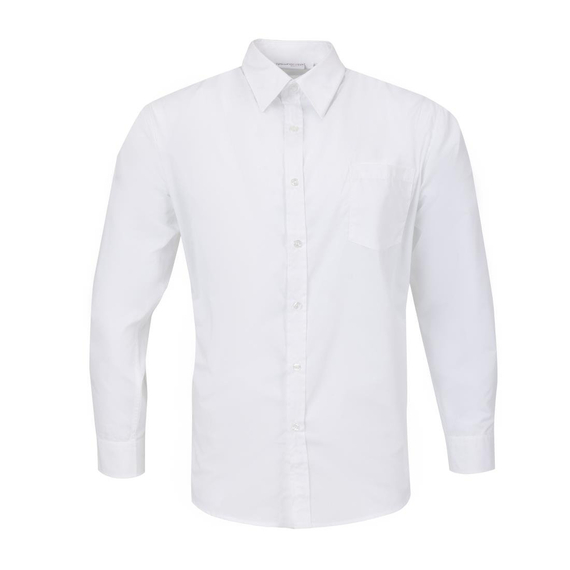 Chef Works Unisex-Langarmhemd Weiß S 2 Chef Works Unisex-Langarmhemd Weiß S