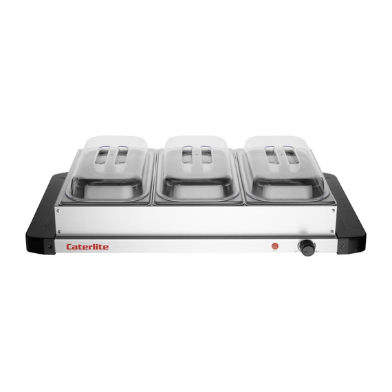Caterlite Speisenwärmer 3 Caterlite Speisenwärmer
