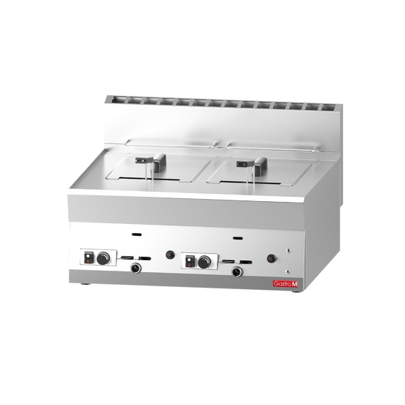 Gastro M Gasdoppelfritteuse 65/70FRG 2 x 8L Gastro M Gasdoppelfritteuse 65/70FRG 2 x 8L