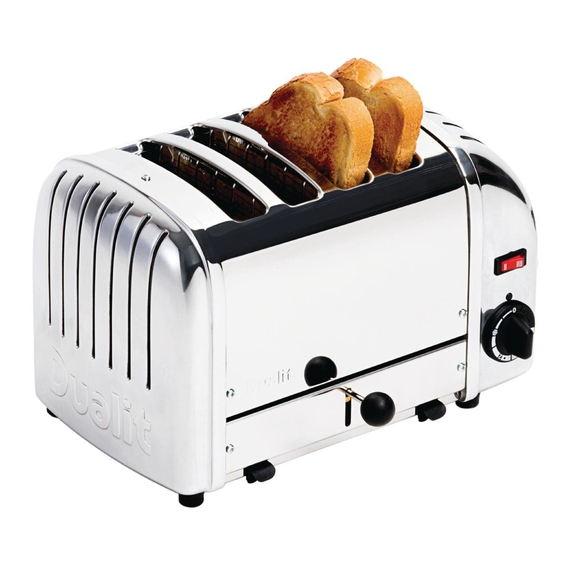 Dualit Toaster 40352 Chrom 4 Schlitze Dualit Toaster 40352 Chrom 4 Schlitze