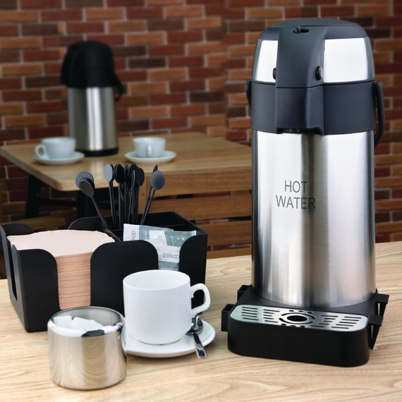 Olympia isolierte Pumpkanne 3L HOT WATER 4 Olympia isolierte Pumpkanne 3L HOT WATER