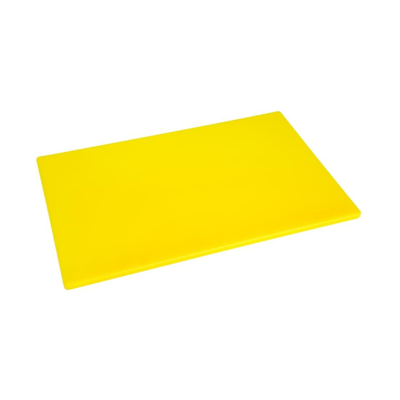 Hygiplas antibakterielles LDPE Schneidebrett gelb 450x300x10mm 3 Hygiplas antibakterielles LDPE Schneidebrett gelb 450x300x10mm
