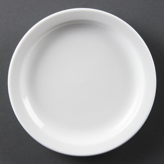 Olympia Whiteware Teller mit schmalem Rand 15cm (12 Stück) 1 Olympia Whiteware Teller mit schmalem Rand 15cm (12 Stück)