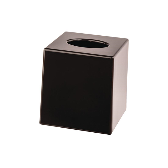 Taschentuchbox Kubus schwarz 3 Taschentuchbox Kubus schwarz