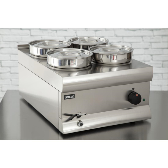 Lincat Silverlink 600 Bain-Marie BS4W 4x 4,5L 6 Lincat Silverlink 600 Bain-Marie BS4W 4x 4,5L