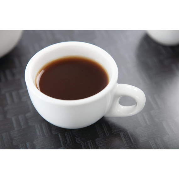 Olympia Whiteware Espressotassen 8,5cl (12 Stück) 6 Olympia Whiteware Espressotassen 8,5cl (12 Stück)