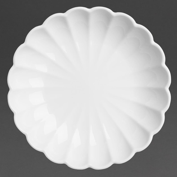Olympia Bloom Muschelförmige Schalen Weiß 230mm (6 Stück) 5 Olympia Bloom Muschelförmige Schalen Weiß 230mm (6 Stück)