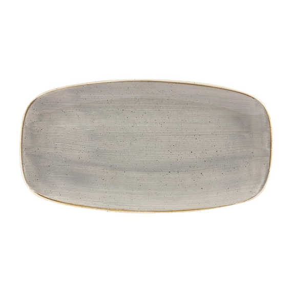 Churchill Stonecast Rechteckige Teller, Pfefferkorngrau, 189 x 355 mm Churchill Stonecast Rechteckige Teller, Pfefferkorngrau, 189 x 355 mm