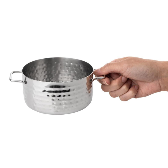 Olympia Tischpräsentation Mini-Kasserolle Hammerschlag 675ml 4 Olympia Tischpräsentation Mini-Kasserolle Hammerschlag 675ml