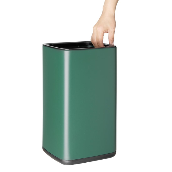 Bolero Quadrat Abfalleimer Grün 10Ltr 1 Bolero Quadrat Abfalleimer Grün 10Ltr