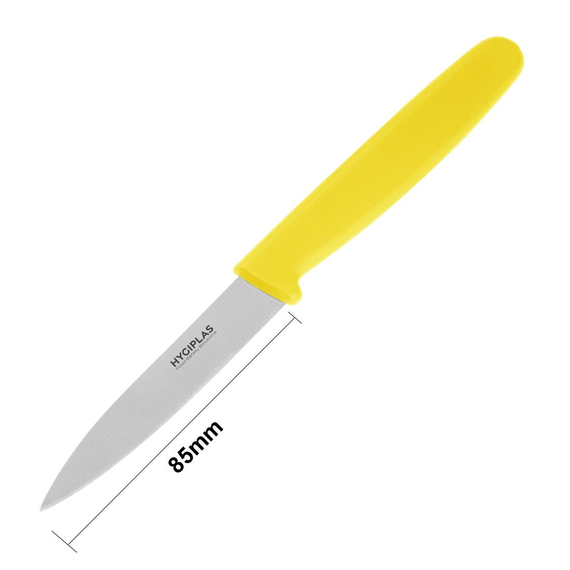Hygiplas Schälmesser Gelb 8.3cm 4 Hygiplas Schälmesser Gelb 8.3cm