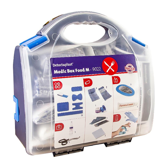 Detectaplast Erste Hilfe Box Lebensmittelindustrie Detectaplast Erste Hilfe Box Lebensmittelindustrie