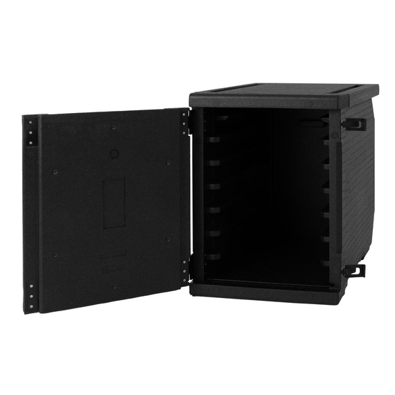 Cambro isolierter Frontlader Lebensmitteltransportbehälter 126L mit 6 Schienen 6 Cambro isolierter Frontlader Lebensmitteltransportbehälter 126L mit 6 Schienen