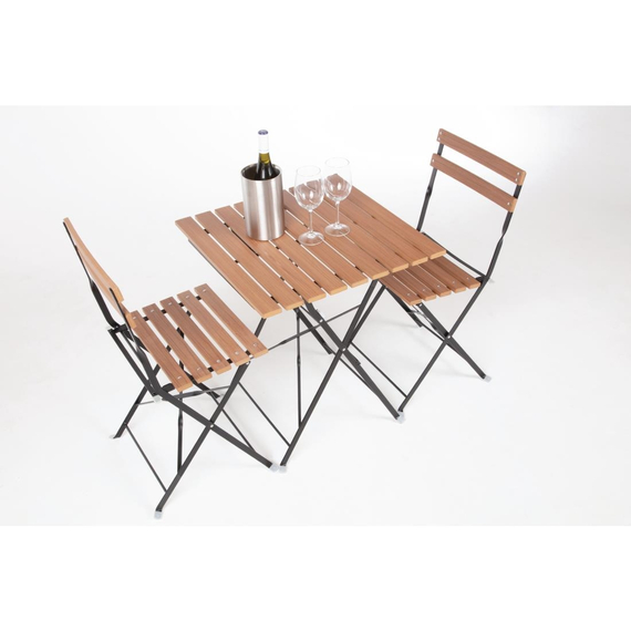 Bolero klappbare Terrassenstühle Holzimitat (2 Stück) 5 Bolero klappbare Terrassenstühle Holzimitat (2 Stück)