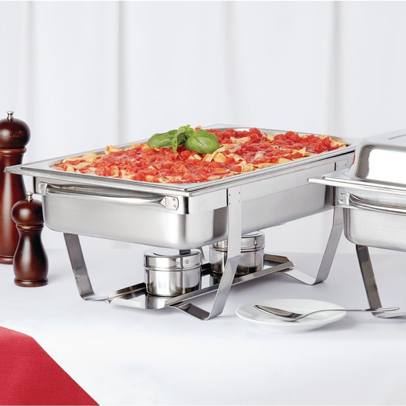 SONDERANGEBOT Milan Chafing-Dish mit 24 x flüssige Brennpaste 2 SONDERANGEBOT Milan Chafing-Dish mit 24 x flüssige Brennpaste