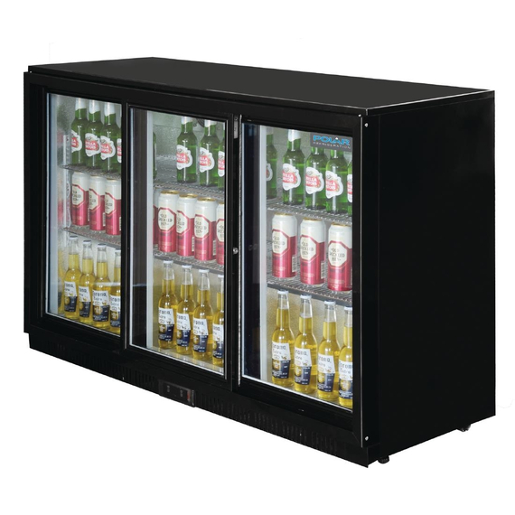 Polar Serie G Barkühlschrank mit 3 Schiebetüren 330L 3 Polar Serie G Barkühlschrank mit 3 Schiebetüren 330L