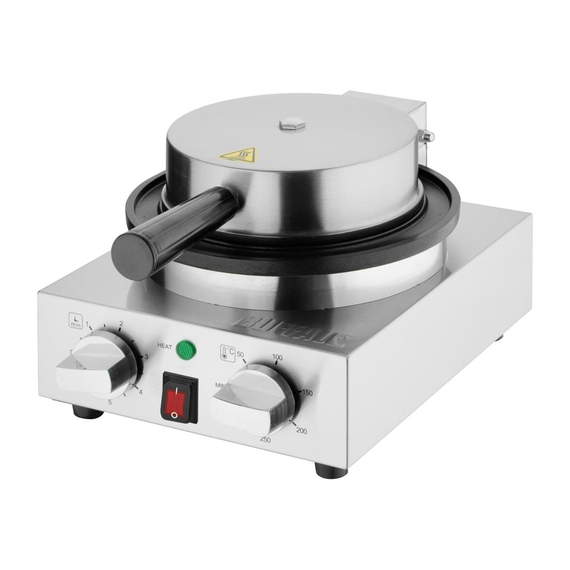 Buffalo Runde Belgische Waffelmaschine 1 Buffalo Runde Belgische Waffelmaschine