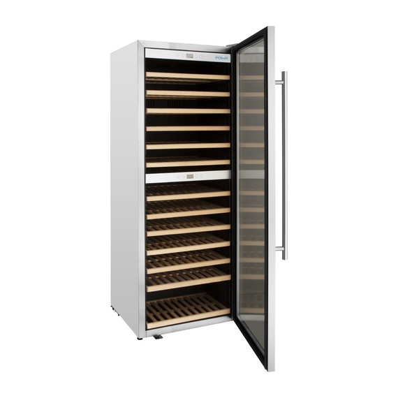 Polar G-Serie Dual-Zone-Weinkühlschrank Edelstahl 109 Flaschen 1 Polar G-Serie Dual-Zone-Weinkühlschrank Edelstahl 109 Flaschen