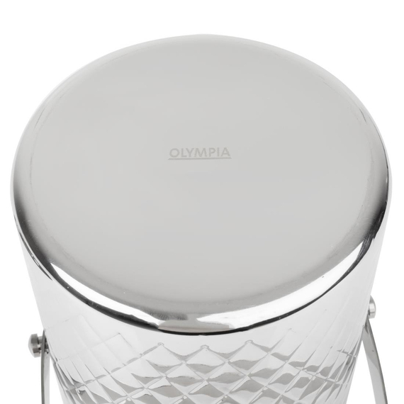Olympia Geo doppelwandiger Eiskübel Edelstahl - 2Ltr 7 Olympia Geo doppelwandiger Eiskübel Edelstahl - 2Ltr