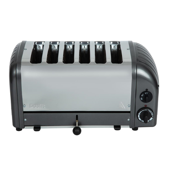 Dualit Toaster 60156 grau 6 Schlitze 1 Dualit Toaster 60156 grau 6 Schlitze