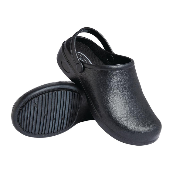 Nisbets Essentials Küchenclogs schwarz 42/43 4 Nisbets Essentials Küchenclogs schwarz 42/43