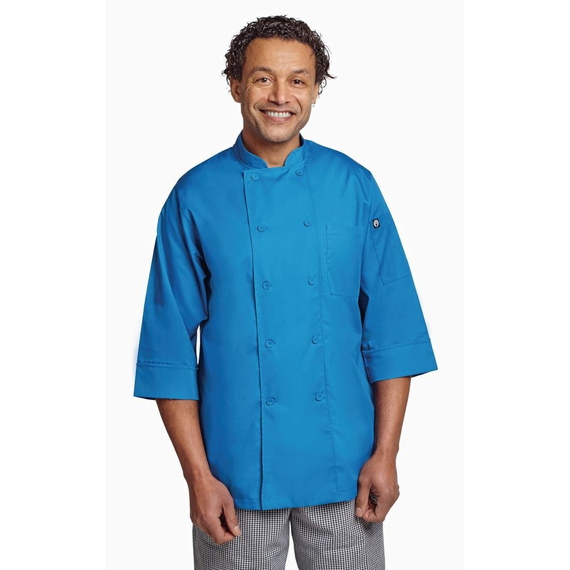 Chef Works Unisex Chefs Jacke Blau L 8 Chef Works Unisex Chefs Jacke Blau L