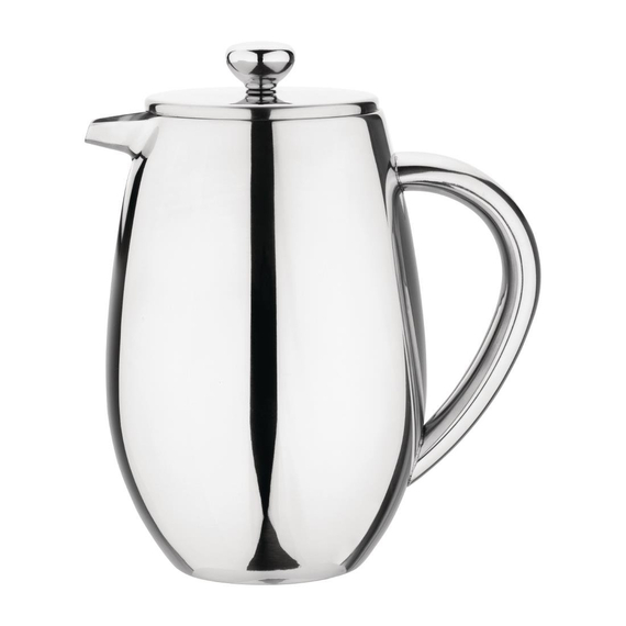 Olympia gerundete isolierte French Press Edelstahl 80cl Olympia gerundete isolierte French Press Edelstahl 80cl