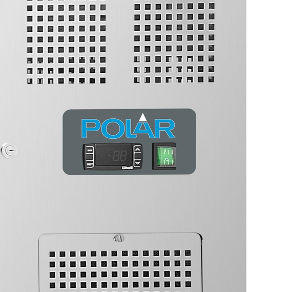Polar U-Serie Doppel-Tür Thekenkühlschrank mit Aufkantung 282Ltr 5 Polar U-Serie Doppel-Tür Thekenkühlschrank mit Aufkantung 282Ltr