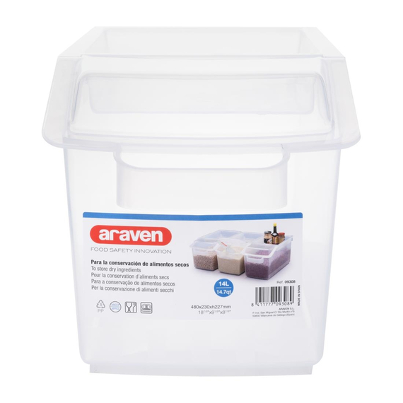 Araven Koala Zutatenbehälter 14Ltr 3 Araven Koala Zutatenbehälter 14Ltr