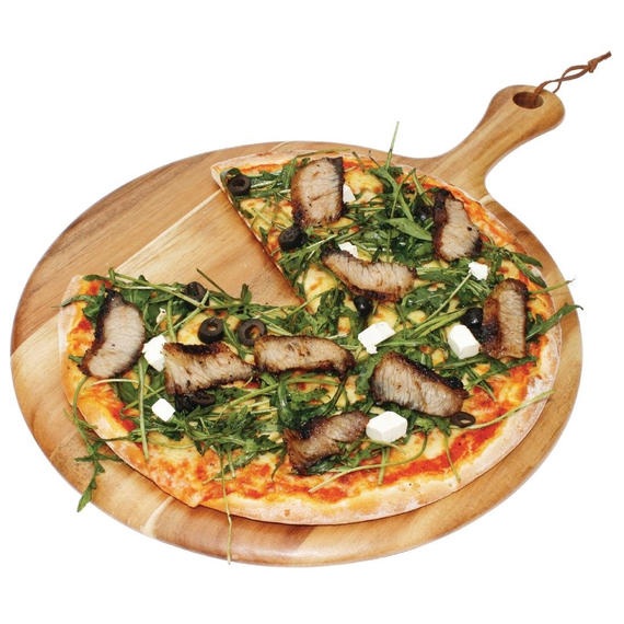 Olympia Akazienholz Runde Pizzaschaufel 330mm Olympia Akazienholz Runde Pizzaschaufel 330mm
