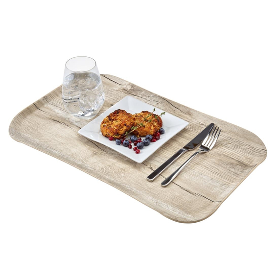 Cambro Versa Tabletts 37x53cm rechteckig rustikales Dekor Eiche hell 2 Cambro Versa Tabletts 37x53cm rechteckig rustikales Dekor Eiche hell