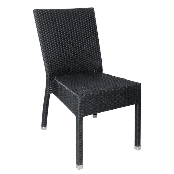 Bolero Rattanstühle anthrazit (4 Stück) 6 Bolero Rattanstühle anthrazit (4 Stück)
