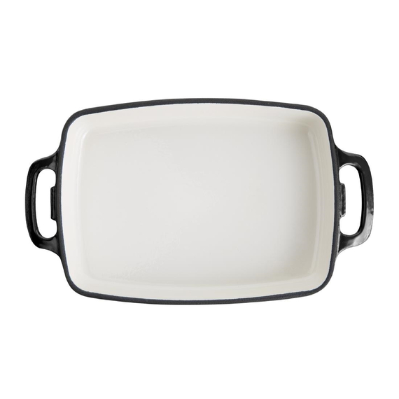 Vogue rechteckige Auflaufform Gusseisen schwarz 2,8L 4 Vogue rechteckige Auflaufform Gusseisen schwarz 2,8L