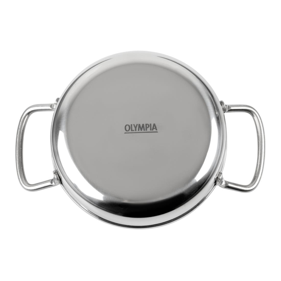Olympia Doppelt Griffe Schale Edelstahl 125mm 3 Olympia Doppelt Griffe Schale Edelstahl 125mm