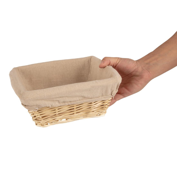 Olympia Brotkorb Weide mit Futter 23cm Olympia Brotkorb Weide mit Futter 23cm