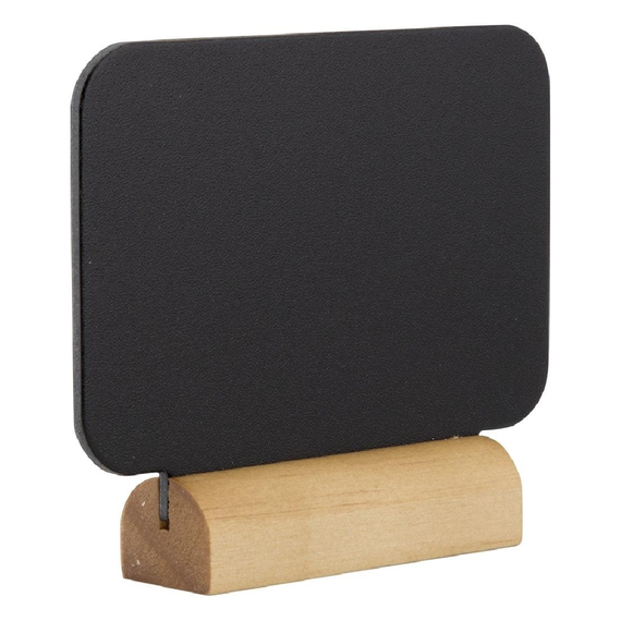 Securit rechteckige Minikreidetafeln, inklusive Kreidemarker, mit Holzsockel (4 Stück) 4 Securit rechteckige Minikreidetafeln, inklusive Kreidemarker, mit Holzsockel (4 Stück)
