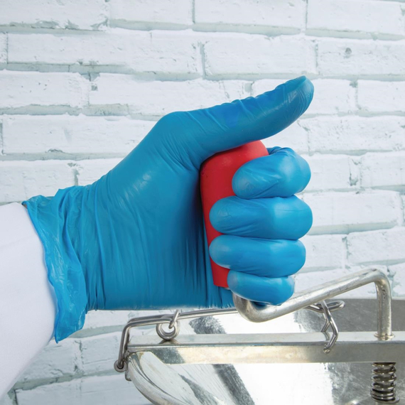 Hygiplas Vinylhandschuhe Blau puderfrei L (100 Stück) 6 Hygiplas Vinylhandschuhe Blau puderfrei L (100 Stück)