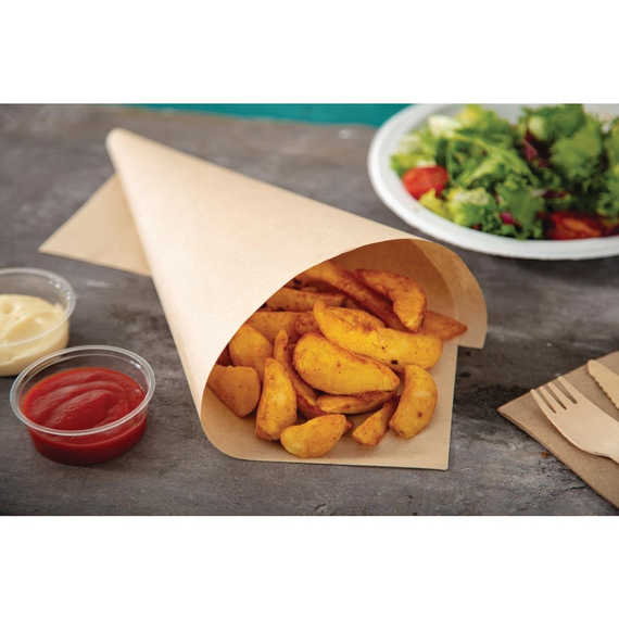 Vegware Kompostierbares Pergamentpapier ungebleicht 38 x 27,5cm (500 Stück) 3 Vegware Kompostierbares Pergamentpapier ungebleicht 38 x 27,5cm (500 Stück)