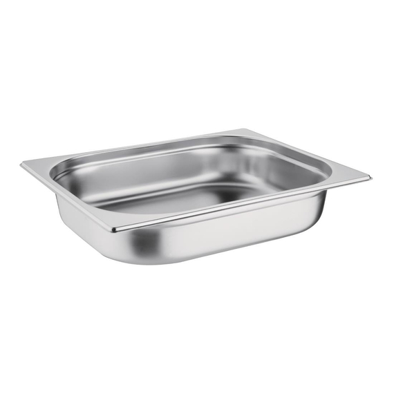 Vogue GN-Behälter Edelstahl 6,5cm GN1/2 2 Vogue GN-Behälter Edelstahl 6,5cm GN1/2