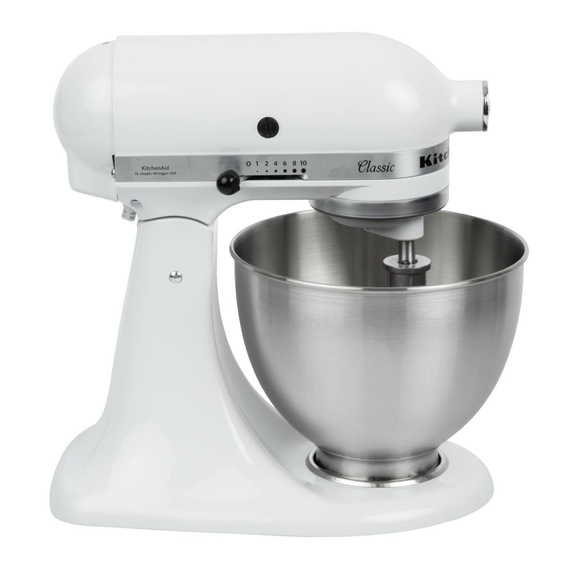 KitchenAid Classic Küchenmaschine K45 weiß 4,3L 5K45SSEWH 1 KitchenAid Classic Küchenmaschine K45 weiß 4,3L 5K45SSEWH