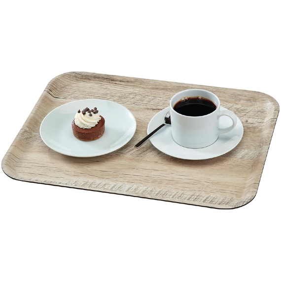 Cambro Madeira laminiertes Serviertablett helle Eiche 46cm 2 Cambro Madeira laminiertes Serviertablett helle Eiche 46cm