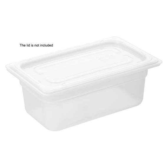 Nisbets Essentials Polypropylen 1/4 Gastronormbehälter 100mm 2 Nisbets Essentials Polypropylen 1/4 Gastronormbehälter 100mm