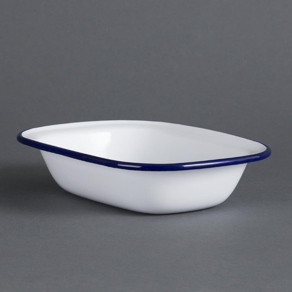 Olympia rechteckige Speiseschale weiß-blau 13,5 x 18cm (6 Stück) 5 Olympia rechteckige Speiseschale weiß-blau 13,5 x 18cm (6 Stück)