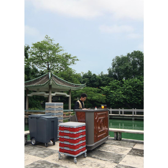 Cambro Camdolly Fahrgestell mit Rollen für Camracks 2 Cambro Camdolly Fahrgestell mit Rollen für Camracks