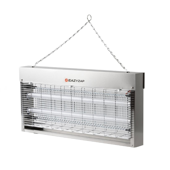 Eazyzap Energieeffizienter Edelstahl-LED-Fliegenkiller 150m² 2 Eazyzap Energieeffizienter Edelstahl-LED-Fliegenkiller 150m²