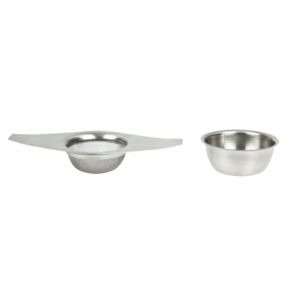 Teesieb und -halter 1 Teesieb und -halter