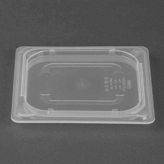 Nisbets Essentials Polypropylen Gastronorm-Deckel 1/6 3 Nisbets Essentials Polypropylen Gastronorm-Deckel 1/6