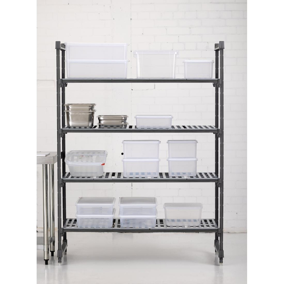 Cambro Stationary Belüftetes Regal mit 4 Ablagen Starter 183 x 137,5 x 61cm 6 Cambro Stationary Belüftetes Regal mit 4 Ablagen Starter 183 x 137,5 x 61cm